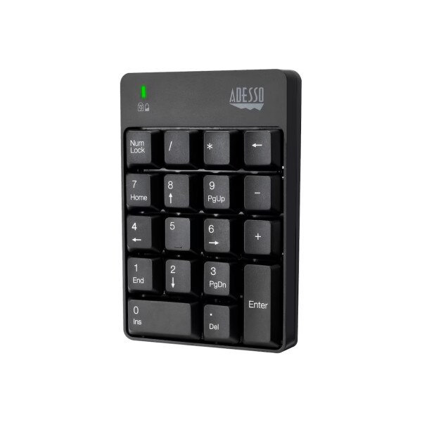 Adesso USB Spill Resistant 18-Key Numeric Keypad
